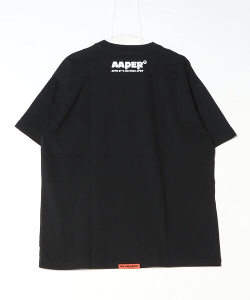 AAPE BY A BATHING APE(エーエイプバイアベイシングエイプ)の「AAPER "SKATING BRAVO" TEE(Tシャツ/カットソー・メンズ・ブラック・X-LARGE/LARGE/MEDIUM/SMALL/XX-LARGE)」の2枚目の写真