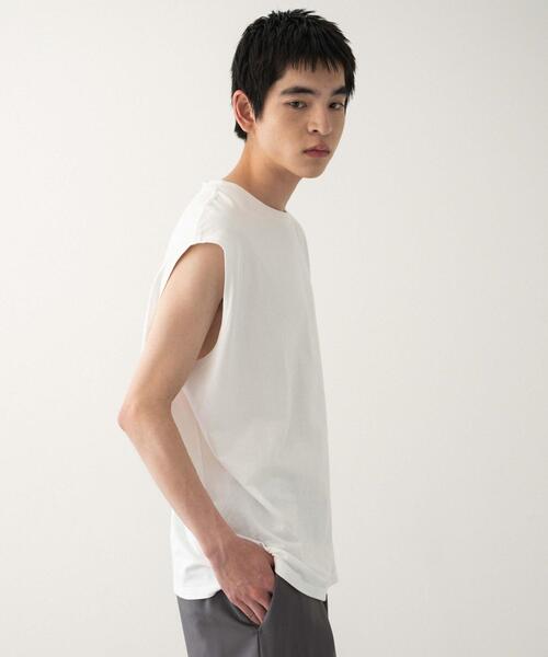 WEGO（ウィゴー）の「WEGO/スリーブレスコットンT（タンクトップ・メンズ・ブラック/ホワイト/ブラック系その他・MEDIUM/LARGE）」の12枚目の写真