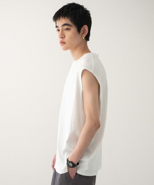 WEGO（ウィゴー）の「WEGO/スリーブレスコットンT（タンクトップ・メンズ・ブラック/ホワイト/ブラック系その他・MEDIUM/LARGE）」の13枚目の写真