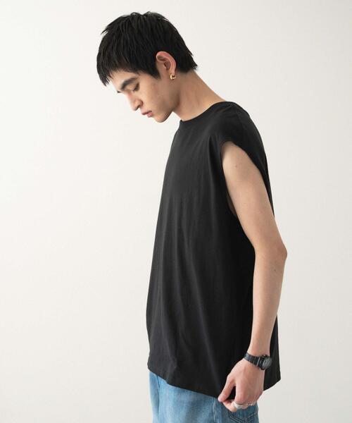 WEGO（ウィゴー）の「WEGO/スリーブレスコットンT（タンクトップ・メンズ・ブラック/ホワイト/ブラック系その他・MEDIUM/LARGE）」の20枚目の写真