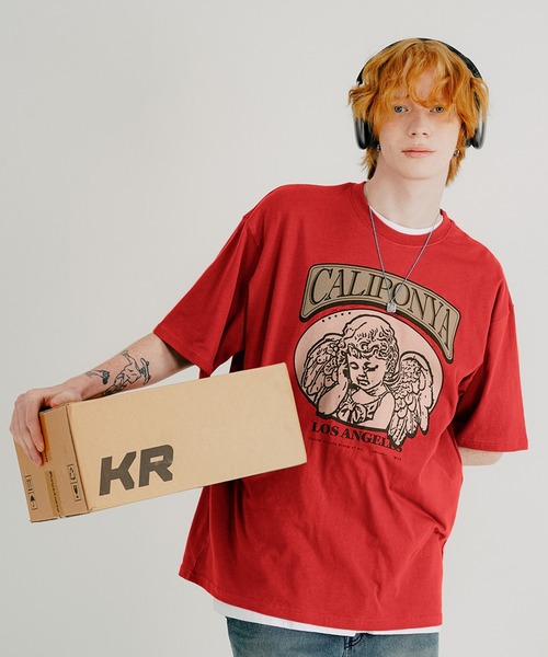 WV PROJECT正規品★21SS【2着セット】Sixteenルーズ半袖Tシャツ セール】WV PROJECT/ダブリューブイプロジェクト 別注 Los-Angel