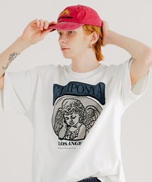 WV PROJECT/ダブリューブイプロジェクト 別注 Los-Angel ロス・エンジェル プリント半袖Tシャツ