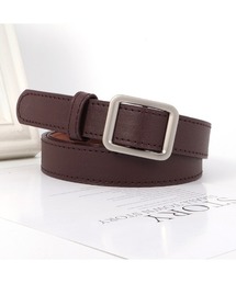 Ritzy（リッツィー）の「ノンホール、バックルシンプルレザーベルト（ベルト）」