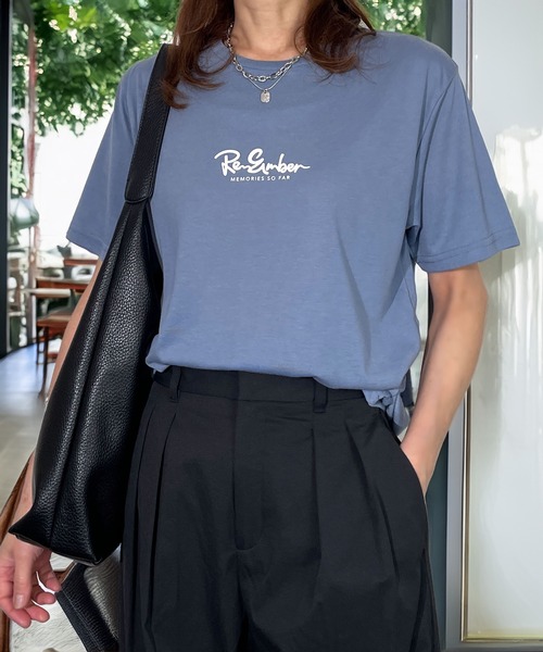 Candlestick(キャンドルスティック)の「限定 プチプラ ワンポイント レギュラー シルエット 半袖 T(Tシャツ/カットソー・レディース・アイボリー/ホワイト系1/オリーブ/ブラック系2/ベージュ系1/ダルブルー系1/スミクロ/ネイビー/ブラック系1/ブラック系3/ベージュ系2/ダルブルー系2・M/L/LL)」の1枚目の写真