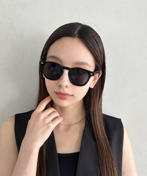 MYMOOD.(マイムード)の「オーセンティックサングラス ユニセックス ウェリントンサングラス(サングラス・レディース・その他4/その他7/その他6/その他8/その他1/その他2/その他3/その他5・FREE)」の4枚目の写真