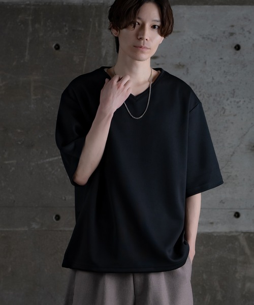 improves（インプローブス）の「ドローコード Vネック 半袖Tシャツ（Tシャツ/カットソー・メンズ・ホワイト/チャコール/ブラック/ブルー・SMALL/MEDIUM/LARGE）」の8枚目の写真