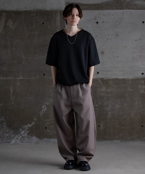 セール】ドローコード Vネック 半袖Tシャツ（Tシャツ/カットソー