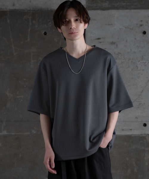 improves（インプローブス）の「ドローコード Vネック 半袖Tシャツ（Tシャツ/カットソー・メンズ・ホワイト/チャコール/ブラック/ブルー・SMALL/MEDIUM/LARGE）」の16枚目の写真