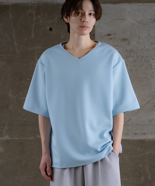 improves（インプローブス）の「ドローコード Vネック 半袖Tシャツ（Tシャツ/カットソー・メンズ・ホワイト/チャコール/ブラック/ブルー・SMALL/MEDIUM/LARGE）」の18枚目の写真