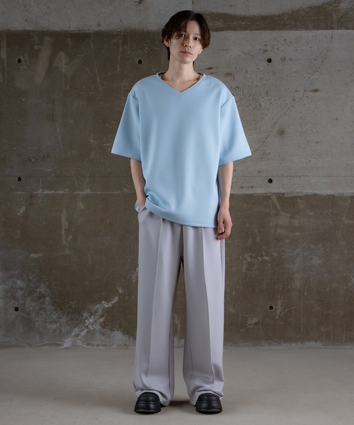 improves（インプローブス）の「ドローコード Vネック 半袖Tシャツ（Tシャツ/カットソー・メンズ・ホワイト/チャコール/ブラック/ブルー・SMALL/MEDIUM/LARGE）」の19枚目の写真