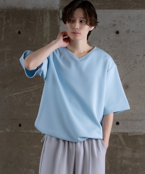 improves（インプローブス）の「ドローコード Vネック 半袖Tシャツ（Tシャツ/カットソー・メンズ・ホワイト/チャコール/ブラック/ブルー・SMALL/MEDIUM/LARGE）」の21枚目の写真