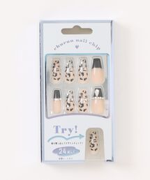 repipi armario（レピピ アルマリオ）の「ネイルチップロングスクエア（ネイルシール/ネイルチップ）」