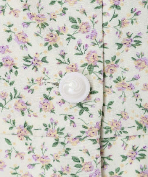 F i.n.t（フィント）の「ハンカチ開衿小花柄ワンピース　【1枚で快適】/ fint　フィント　夏服（ワンピース・レディース・アイボリー/ブラック・FREE）」の10枚目の写真