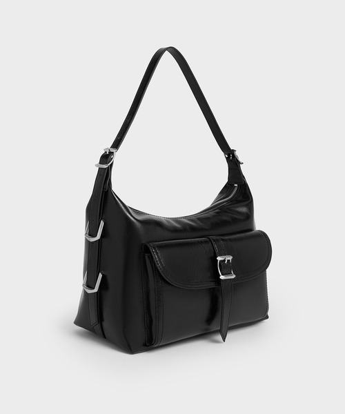 Charles&Keith Bryna ブライナ ベルトホーボーバッグ Bryna ブライナ ベルトホーボーバッグ（ショルダーバッグ）｜CHARLES