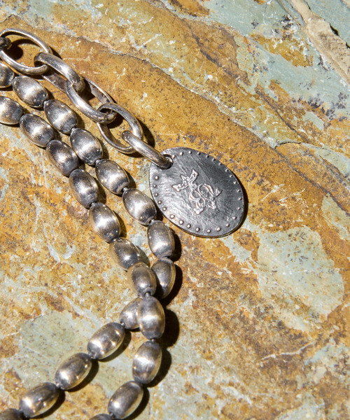 HARIM(ハリム)の「HARIM ハリム / NARROW OVAL BOWL CHAIN W-BRACELET シルバー925ナローオーバルダブルボールチェーンブレスレット / HRC022W BC(ブレスレット・メンズ・シルバー・FREE)」の7枚目の写真