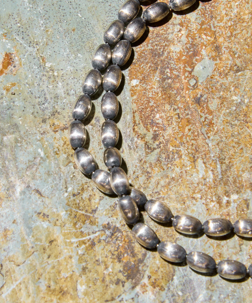 HARIM(ハリム)の「HARIM ハリム / NARROW OVAL BOWL CHAIN W-BRACELET シルバー925ナローオーバルダブルボールチェーンブレスレット / HRC022W BC(ブレスレット・メンズ・シルバー・FREE)」の9枚目の写真
