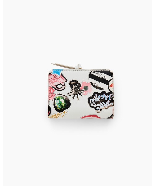 【Marc Jacobs】ステッカープリント・コンパクト ウォレット セール】THE MINI COMPACT WALLET/ザ ステッカー ユーティリティ