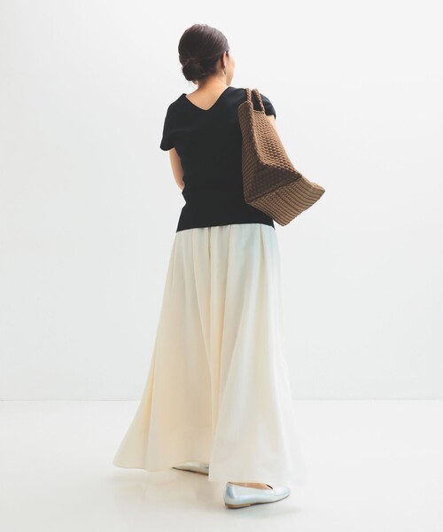 Demi-Luxe BEAMS（デミルクス ビームス）の「【12/4値下げ】2WAY フレンチ カーディガン プルオーバー［手洗い可］（カーディガン/ボレロ・レディース・ブラック/ダークグリーン/ホワイト系その他・ONE SIZE）」の17枚目の写真