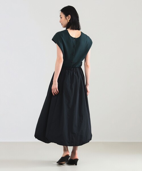 Demi-Luxe BEAMS（デミルクス ビームス）の「【12/4値下げ】2WAY フレンチ カーディガン プルオーバー［手洗い可］（カーディガン/ボレロ・レディース・ブラック/ダークグリーン/ホワイト系その他・ONE SIZE）」の20枚目の写真