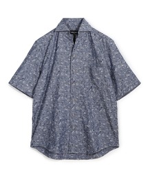 MEN'S BIGI 花柄 半袖シャツ フラワー柄プリントレギュラーカラー半袖シャツ｜メンズ