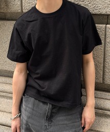 kutir（クティール）の「SOLID CROPPED TSHIRT／無地クロップドTシャツ（Tシャツ/カットソー）」
