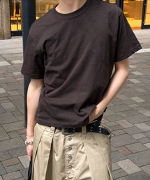 kutir（クティール）の「SOLID CROPPED TSHIRT／無地クロップドTシャツ（Tシャツ/カットソー）」