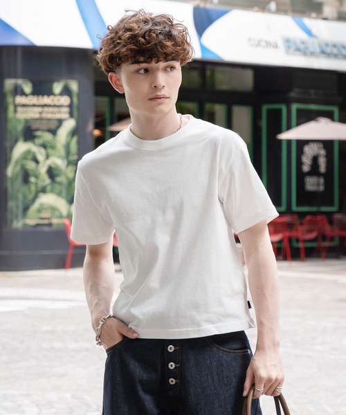 kutir（クティール）の「SOLID CROPPED TSHIRT／無地クロップドTシャツ