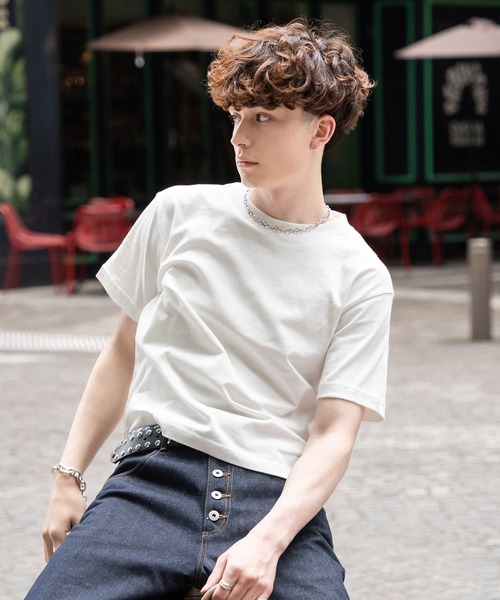 SOLID CROPPED TSHIRT／無地クロップドTシャツ（Tシャツ