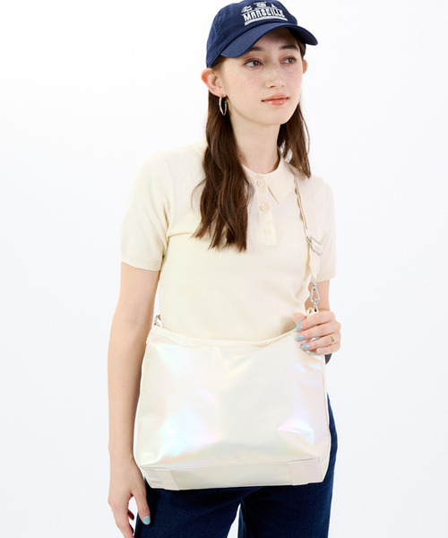 セール】GRADIENT MEDIUM ZIP SHLDR パーライズドグラディエント 