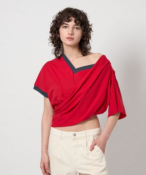 6(ROKU)＞ARPHABET Tシャツ -K-（Tシャツ/カットソー）｜6（ロク