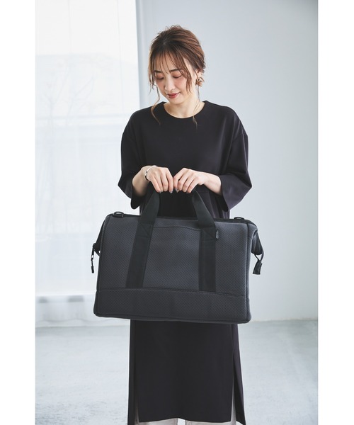 EDITA.(エディータ)の「ネオプレンボストンバッグ 旅行 / 出張(ボストンバッグ・レディース・オリーブ/ダークグレー/ライトグレー/ベージュ系その他/ブラック系その他/チャコールグレー/ブラック/グレー系その他・FREE)」の17枚目の写真