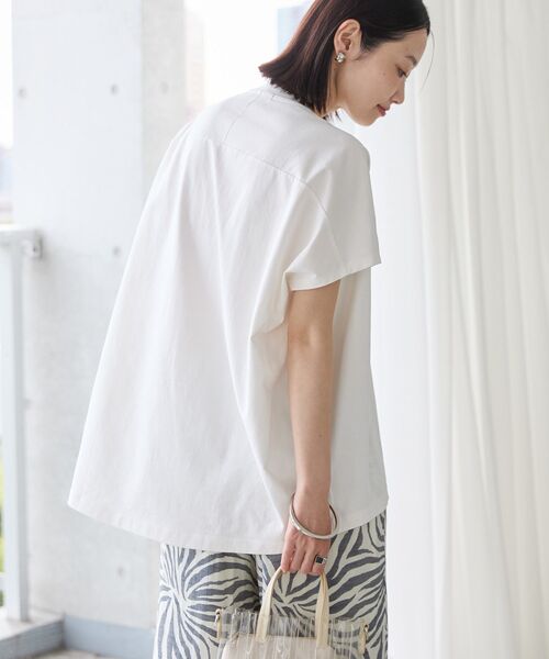 新品未使用55ディーゼルフレンチスリーブカットソー セール】刺繍コンビフレンチスリーブプルオーバー（Tシャツ
