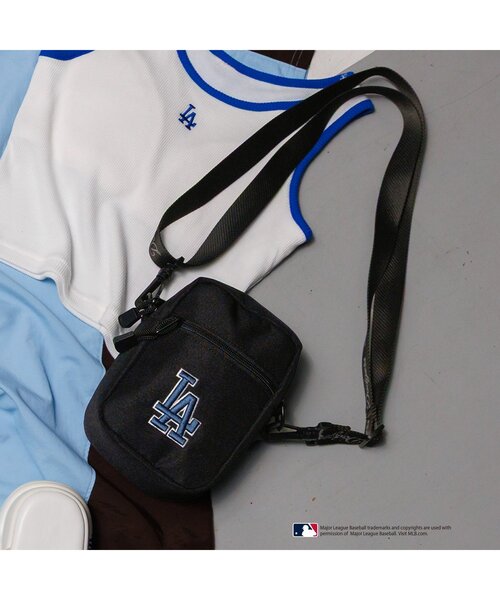 algy（アルジー）の「MLBスクエアミニショルダーBAG（ショルダーバッグ・キッズ・ブラック/ブラウン/ベージュ・FREE）」の5枚目の写真