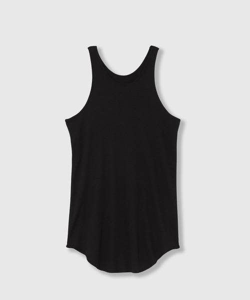 SHEER RIB CAMISOLE & RIB TANKTOPS SET / シアーリブ