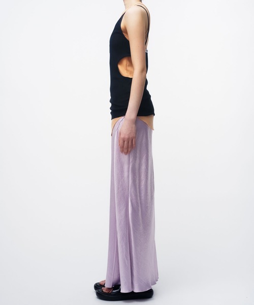 THINGS THAT MATTER（シングス ザット マター）の「SHEER RIB CAMISOLE & RIB TANKTOPS SET / シアーリブキャミソール&リブタンクトップセット（タンクトップ・レディース・ホワイト/ブラック/ベージュ・FREE）」の10枚目の写真