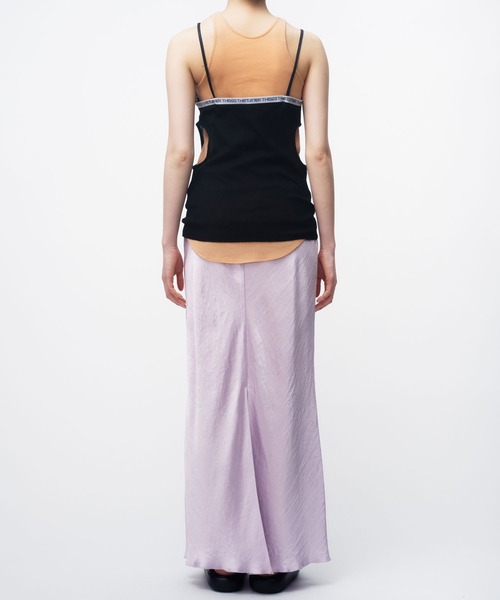 THINGS THAT MATTER（シングス ザット マター）の「SHEER RIB CAMISOLE & RIB TANKTOPS SET / シアーリブキャミソール&リブタンクトップセット（タンクトップ・レディース・ホワイト/ブラック/ベージュ・FREE）」の11枚目の写真