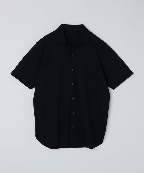 SHIPS（シップス）の「SHIPS:〈遮熱/接触冷感/吸水速乾/紫外線カット〉セミワイド カノコ ショートスリーブ シャツ（シャツ/ブラウス・メンズ・ブルー/ライトグレー/ネイビー・SMALL/MEDIUM/LARGE/X-LARGE）」の2枚目の写真