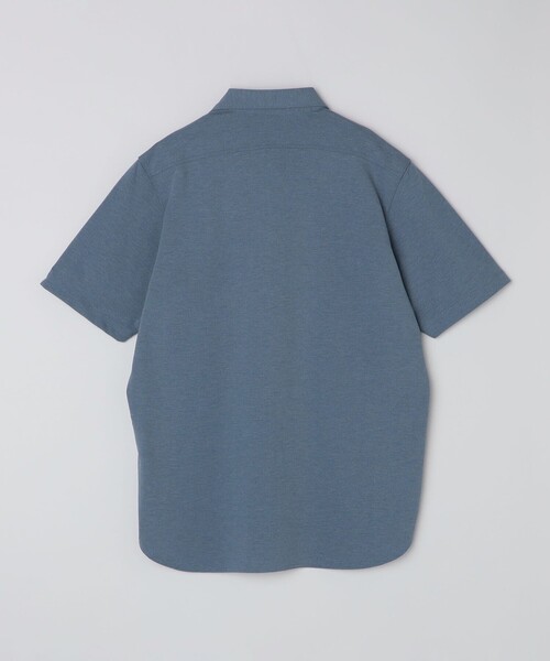 SHIPS（シップス）の「SHIPS:〈遮熱/接触冷感/吸水速乾/紫外線カット〉セミワイド カノコ ショートスリーブ シャツ（シャツ/ブラウス・メンズ・ブルー/ライトグレー/ネイビー・SMALL/MEDIUM/LARGE/X-LARGE）」の5枚目の写真