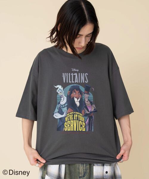 Disney Villains グラフィック Tシャツ　ディズニーヴィラン セール】∴WEGO/VILLAINSグラフィックT（Tシャツ/カットソー）｜Disney