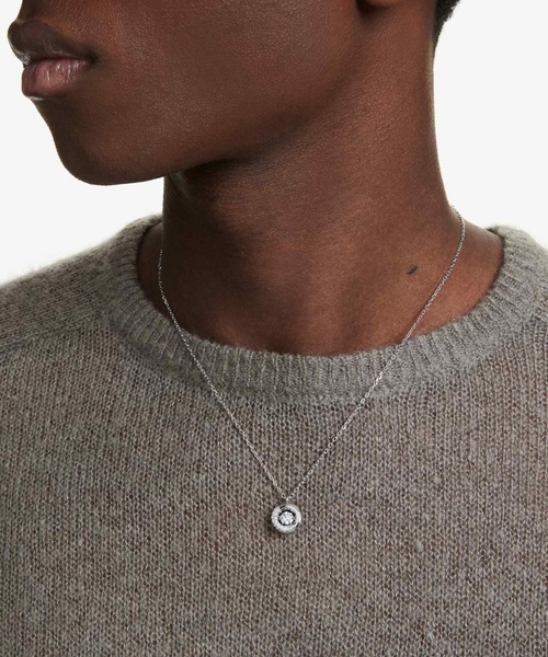 SWAROVSKI（スワロフスキー）の「【公式】【スワロフスキー】Dextera ペンダント, ラウンドカット, ホワイト, ロジウム・プレーティング（ネックレス・レディース・ホワイト・ONESIZE）」の2枚目の写真