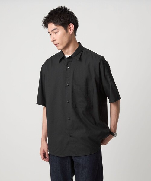 green label relaxing(グリーンレーベルリラクシング)の「DotAir ボックス レギュラーカラー シャツ(シャツ/ブラウス・メンズ・ライトグレー/ダークブラウン/ブラック・M/L/XL/S)」の15枚目の写真