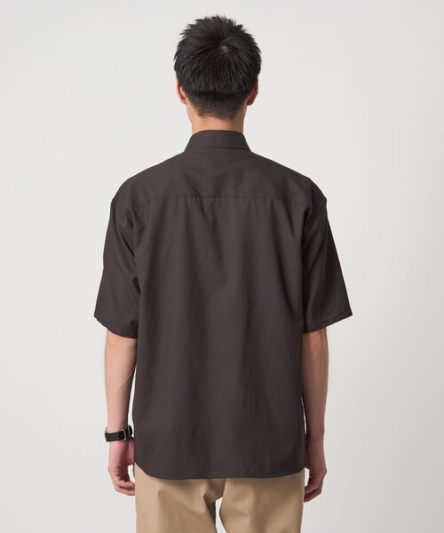 green label relaxing(グリーンレーベルリラクシング)の「DotAir ボックス レギュラーカラー シャツ(シャツ/ブラウス・メンズ・ライトグレー/ダークブラウン/ブラック・M/L/XL/S)」の19枚目の写真