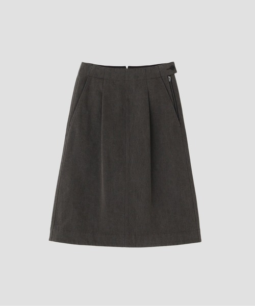 MHL.（エムエイチエル）の「FADED COTTON DRILL（スカート・レディース・チャコール・1/2/3）」の7枚目の写真