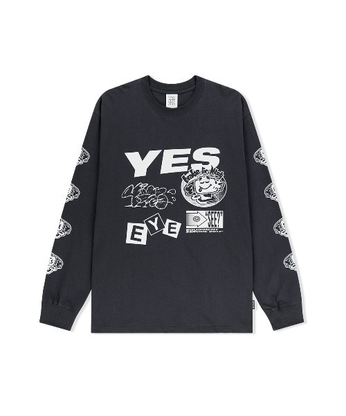 【YESEYESEE】★Y.E.S モニター L/S Tシャツ★ セール】Y.E.S Monitor L/S（Tシャツ/カットソー）｜YESEYESEE