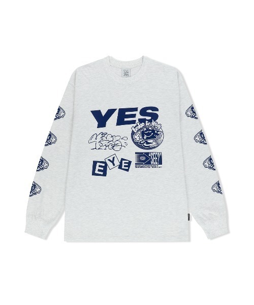 【YESEYESEE】★Y.E.S モニター L/S Tシャツ★ セール】Y.E.S Monitor L/S(Tシャツ/カットソー)|YESEYESEE