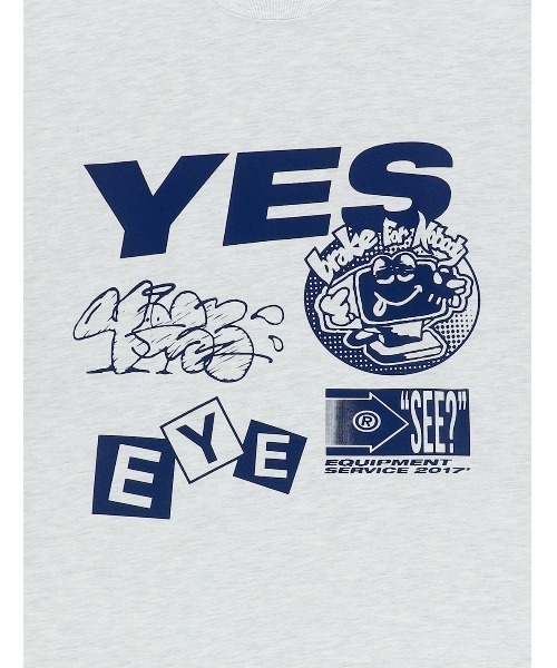【YESEYESEE】★Y.E.S モニター L/S Tシャツ★ セール】Y.E.S Monitor L/S（Tシャツ/カットソー）｜YESEYESEE