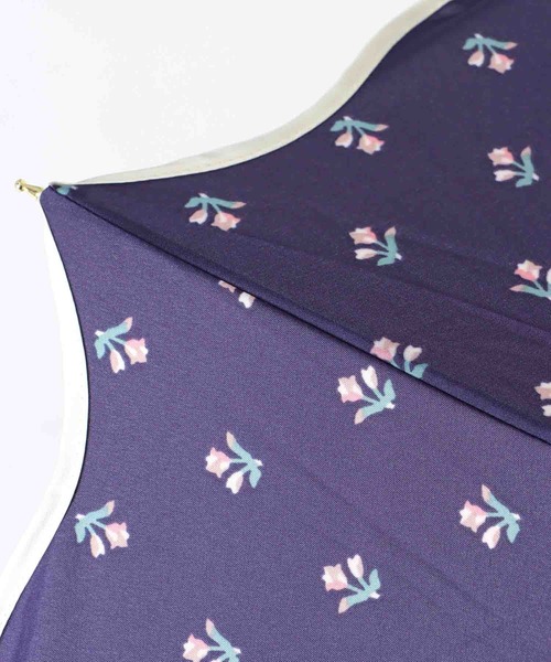 Three Four Time(スリーフォータイム)の「【Wpc.】WAVE CUT TINY FLOWER JUMP(長傘・レディース・ネイビー・FREE)」の9枚目の写真