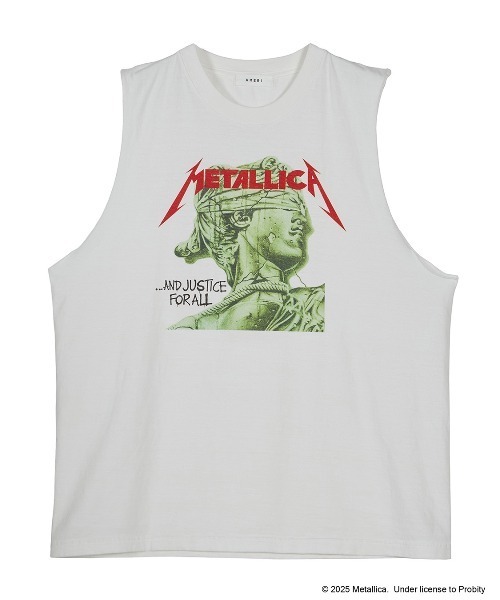 【Moco 】MEDI LLICA WHT NS TEE MEDI METALLICA WHT NS TEE（タンクトップ）｜Ameri（アメリ）の