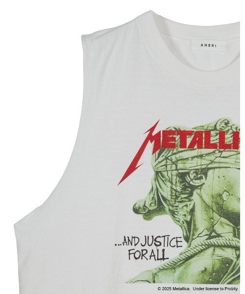 Ameri(アメリ)の「MEDI METALLICA WHT NS TEE(タンクトップ・レディース・ホワイト・FREE)」の11枚目の写真