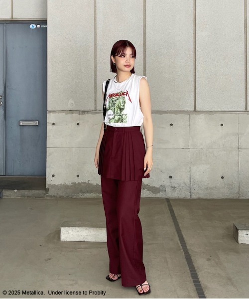 Ameri(アメリ)の「MEDI METALLICA WHT NS TEE(タンクトップ・レディース・ホワイト・FREE)」の3枚目の写真